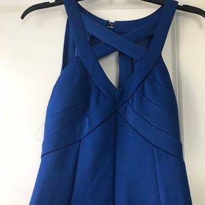 Royal blue prom dress